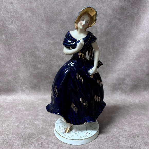 MORIYAMA /HINODE JAPAN PORCELAIN FIGURINE "1920'S - Picture 1 of 8